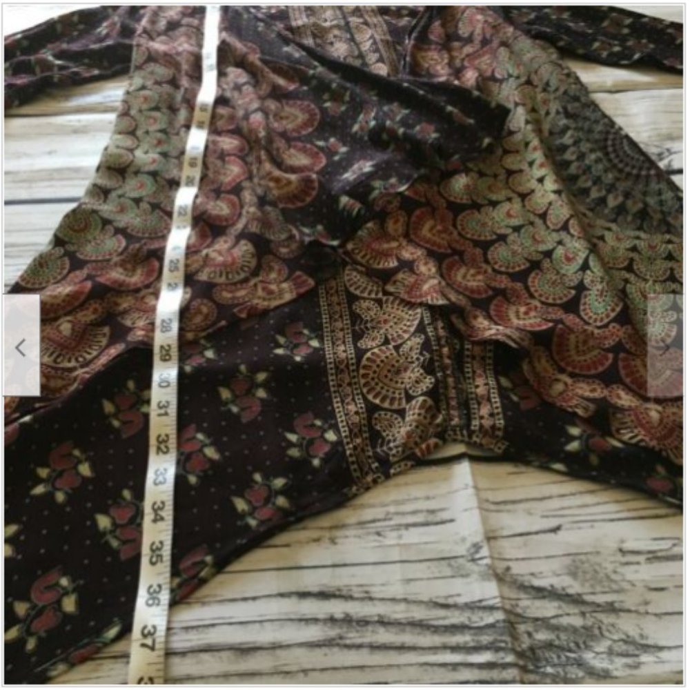 Sacred Threads Waterfall Open Front Top Cardigan … - image 8